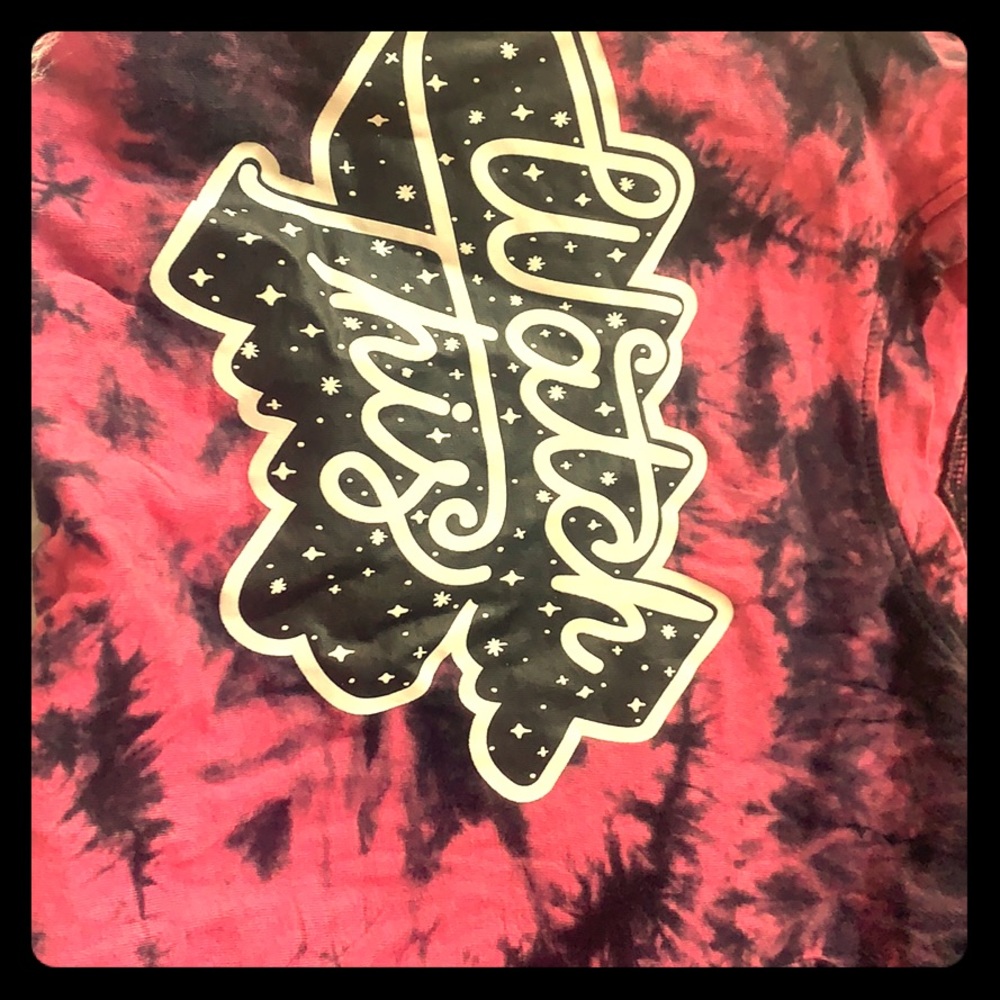 Tye dye shirt sleeve shirt